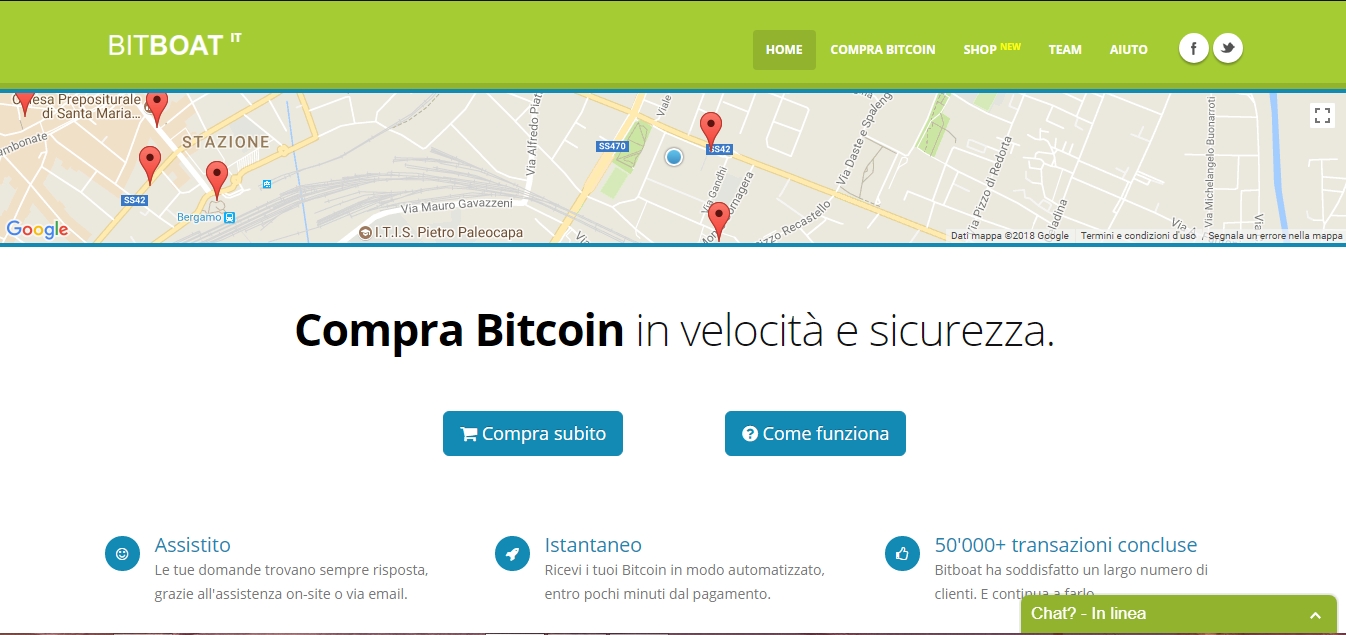 bitboat comprare bitcoin